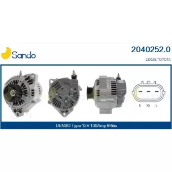 Alternateur SANDO OEM 2706050230