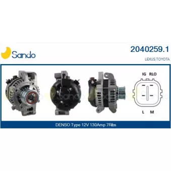 Alternateur SANDO OEM 270600R080