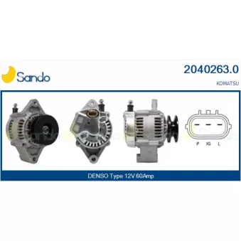 Alternateur SANDO OEM 6008611610