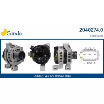 Alternateur SANDO OEM 30659346