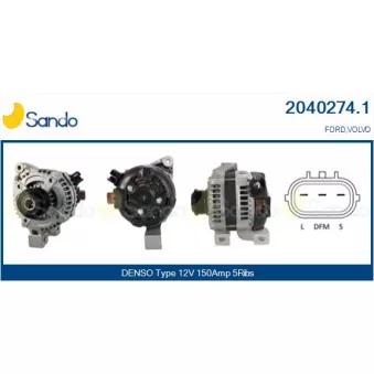 Alternateur SANDO OEM 30659346