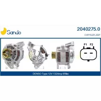 Alternateur SANDO OEM 05015066AA