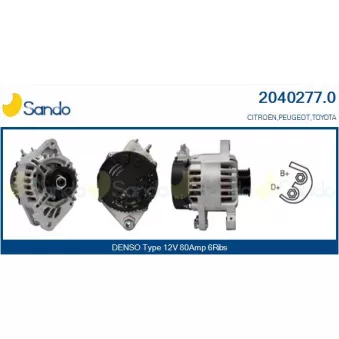Alternateur SANDO OEM 270600Q020