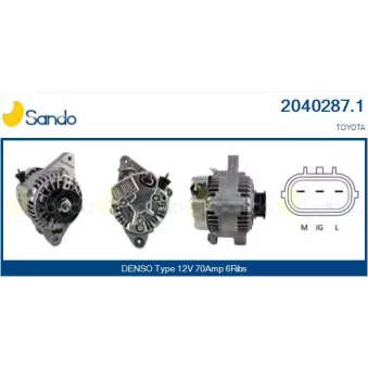 Alternateur SANDO OEM 270600J010