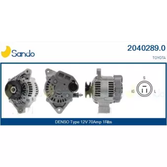 Alternateur SANDO 2040289.0