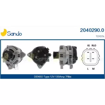 Alternateur SANDO OEM 2706028340