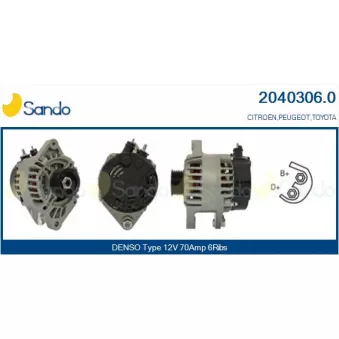 Alternateur SANDO OEM 270600Q050