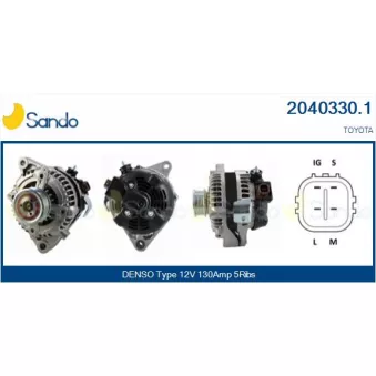Alternateur SANDO OEM 2706027070