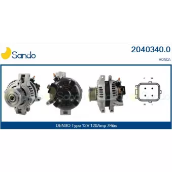 Alternateur SANDO OEM CSG66