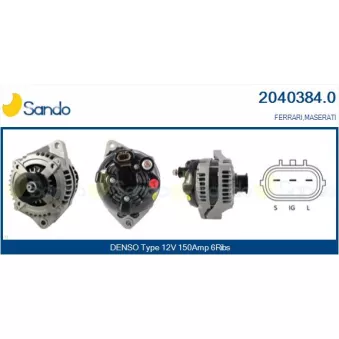 Alternateur SANDO 2040384.0