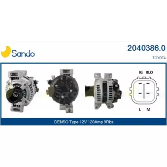 Alternateur SANDO 2040386.0