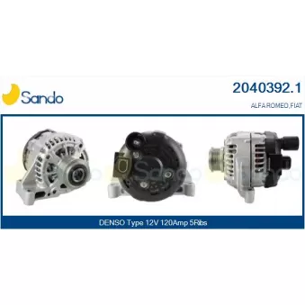Alternateur SANDO OEM 51922437