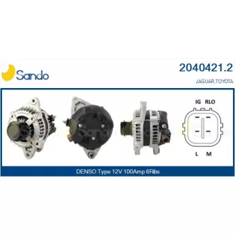 Alternateur SANDO OEM 2706037021