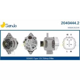 Alternateur SANDO 2040444.2