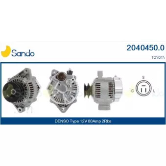 Alternateur SANDO OEM 2706017020