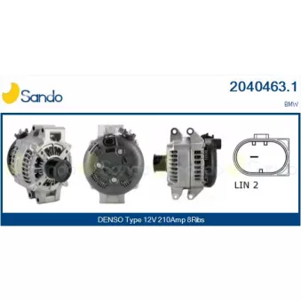 Alternateur SANDO OEM 7616120