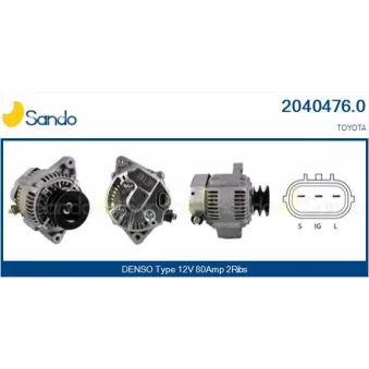Alternateur SANDO OEM 2706066070