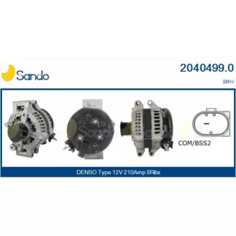 Alternateur SANDO OEM 7591271