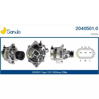 SANDO 2040501.0 - Alternateur