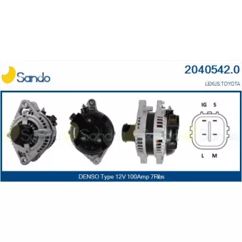 Alternateur SANDO OEM 270600P140