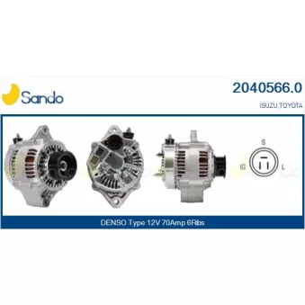 Alternateur SANDO OEM 2706076020