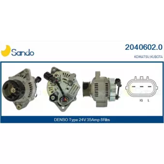 Alternateur SANDO OEM 6008613410