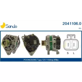 Alternateur SANDO 2041106.0