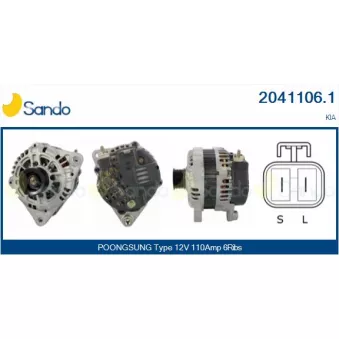 Alternateur SANDO 2041106.1