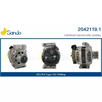 Alternateur SANDO OEM 1202263