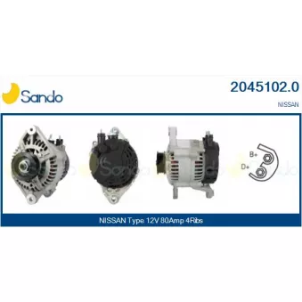 Alternateur SANDO OEM 231002F00