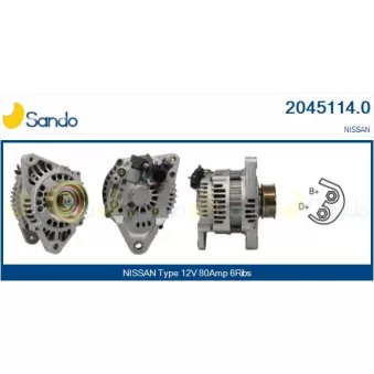 Alternateur SANDO OEM 2310072J00