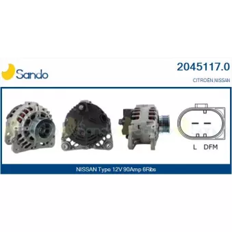 Alternateur SANDO OEM 2310069T61