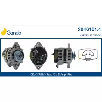 Alternateur SANDO OEM 96518124