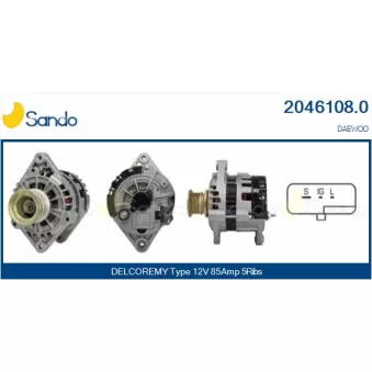 Alternateur SANDO OEM 96252547