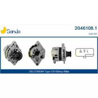 Alternateur SANDO OEM 96252547