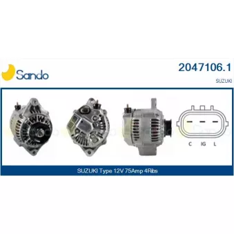 Alternateur SANDO OEM 3140080G10