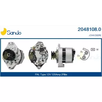 Alternateur SANDO OEM TY6777