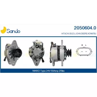 Alternateur SANDO OEM A004TU4886