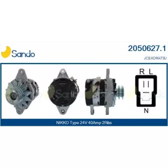 Alternateur SANDO OEM 71436100
