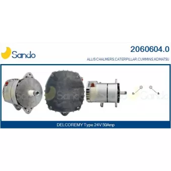 Alternateur SANDO OEM 9G9538