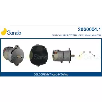 Alternateur SANDO OEM 9G9538