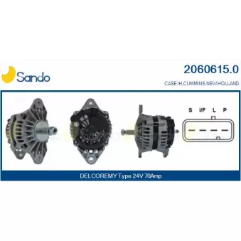 Alternateur SANDO OEM 4000590