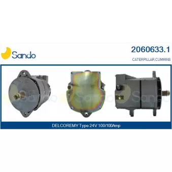 Alternateur SANDO OEM 3604687