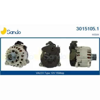 Générateur démarreur SANDO 3015105.1