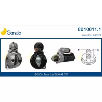 Démarreur SANDO OEM 12417537513