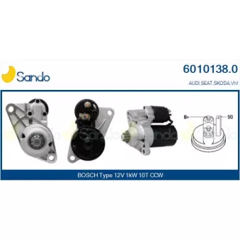 Démarreur SANDO OEM 02T911023G