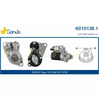 Démarreur SANDO OEM 02T911023G