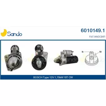 Démarreur SANDO OEM 7580192