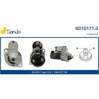 Démarreur SANDO OEM 12851306