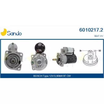 Démarreur SANDO OEM 036911023P